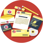 Icon Mainan didesain dengan menarik